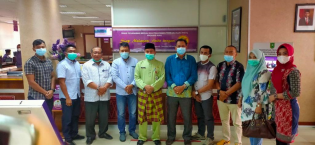 kunjungan komisi i dprd kabupaten indragiri hilir, terkait izin perusahaan di tapal batas wilayah 