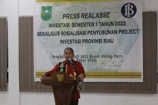 realisasi investasi provinsi riau triwulan ii  menempatkan provinsi riau pada  peringkat ke 5 nasional dan peringkat ke 1 sumatera