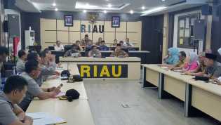 Giat Cipta Kondisi Bulan Ramadhan terkait Perizinan Makan Minum dan Lainya se-Provinsi Riau di Polda Riau